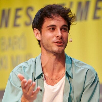 David Solans durante el reencuentro de 'Merlí'