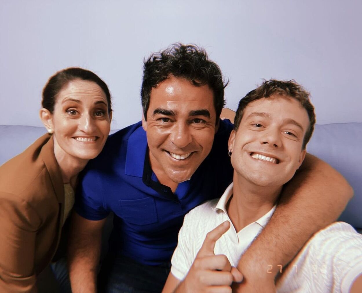 Laura Gómez-Lacueva, Pablo Chiapella y Jaime Riba en 'La que se avecina'