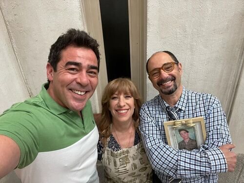 Pablo Chiapella, Nathalie Seseña y Jordi Sánchez en 'LQSA 13'