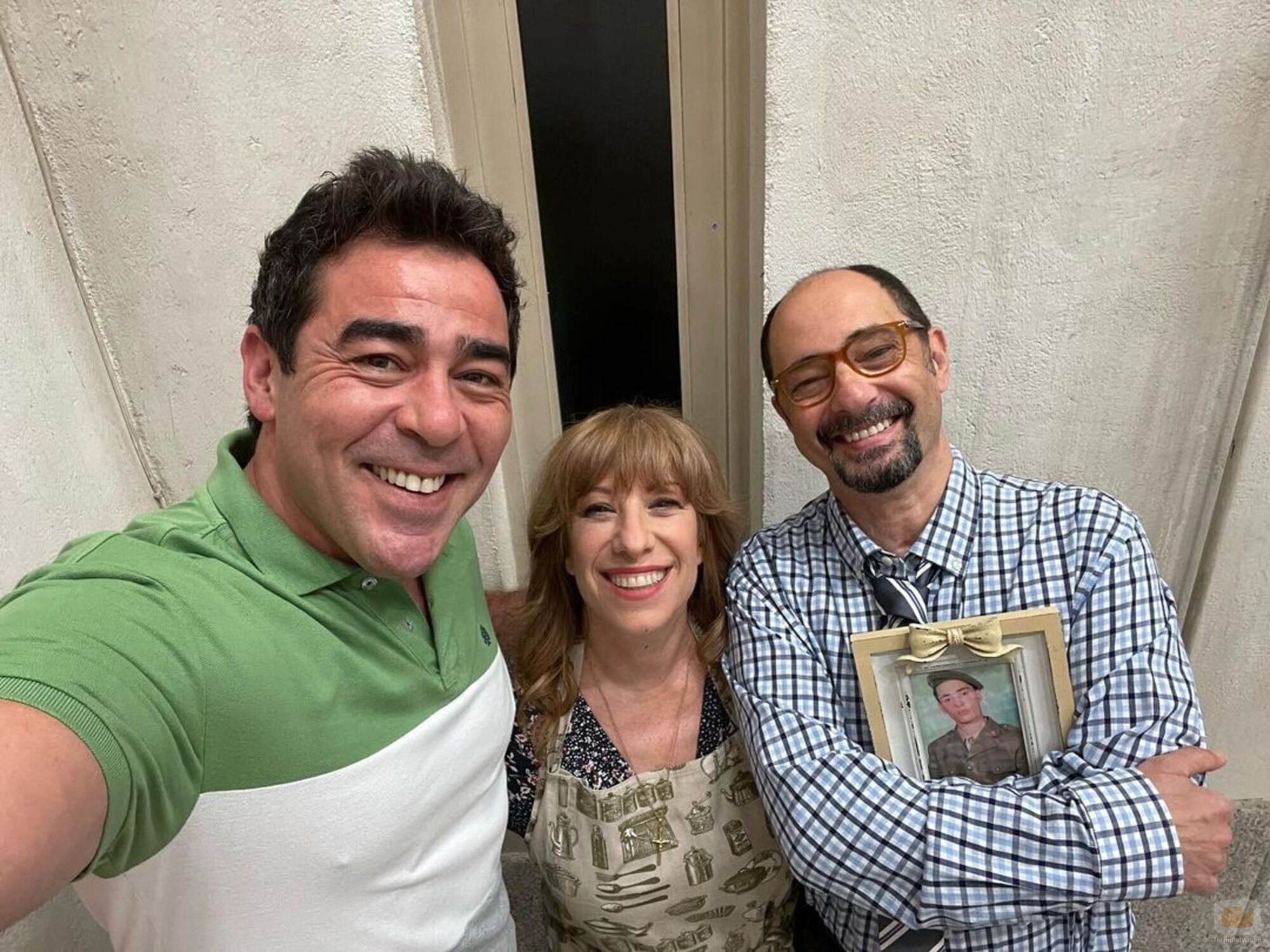 Pablo Chiapella, Nathalie Seseña y Jordi Sánchez en 'LQSA 13'