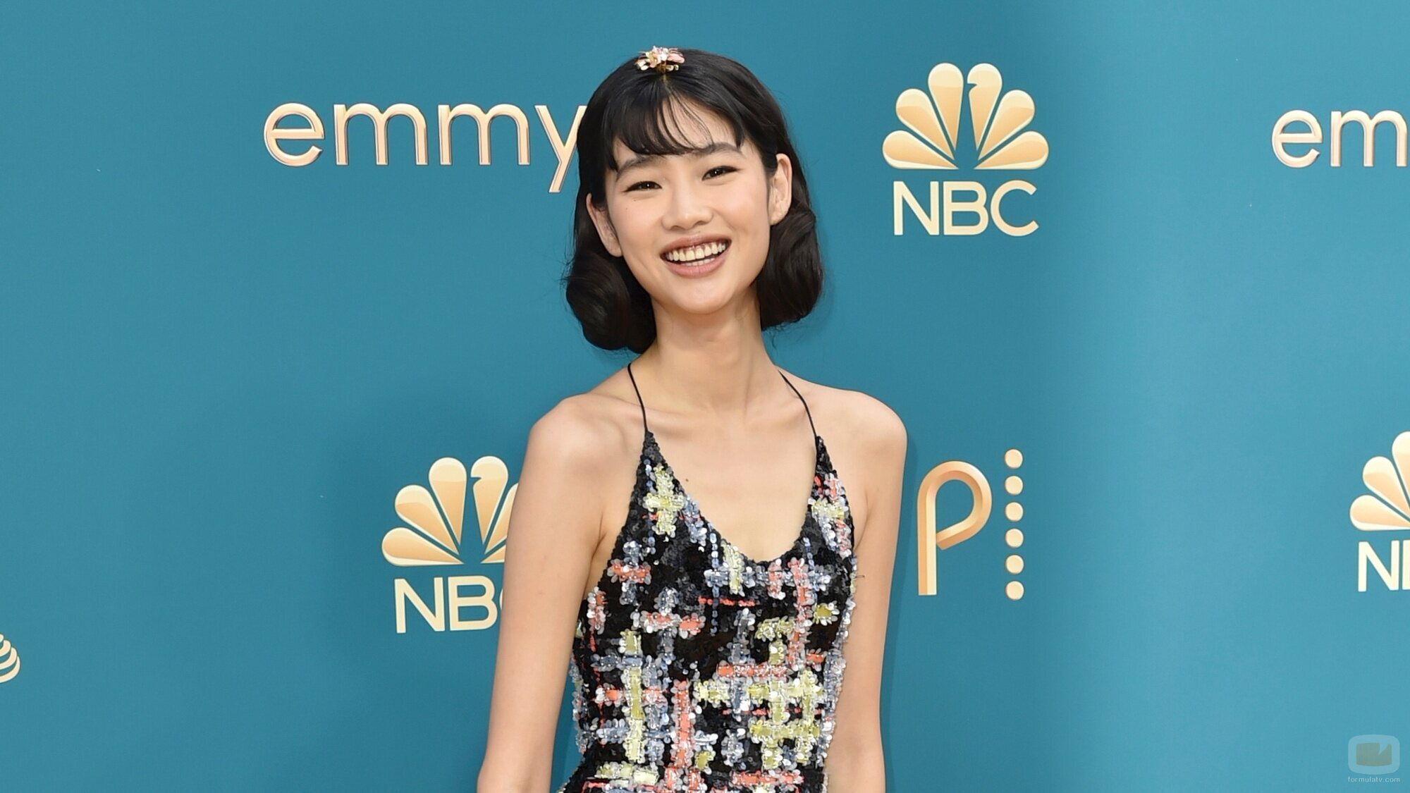 Jung Ho-yeon en la alfombra roja de los premios Emmy 2022