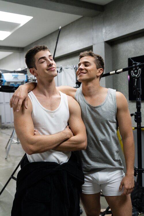 Manu Ríos y André Lamoglia en 'Élite 6'