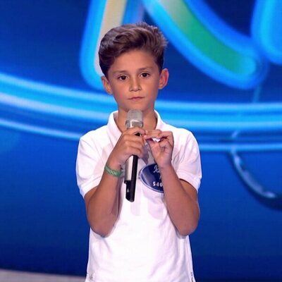 Carlos Higes, en el plató de 'Idol Kids 2020'