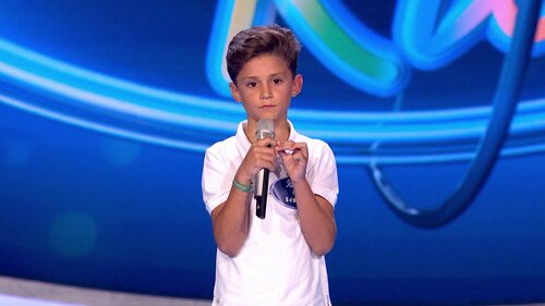 Carlos Higes, en el plató de 'Idol Kids 2020'