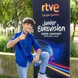 Carlos Higes, representante de España en Eurovisión Junior 2022, en imágenes