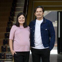 Laura y Alberto Caballero en la presentación de la decimotercera temporada de 'La que se avecina'