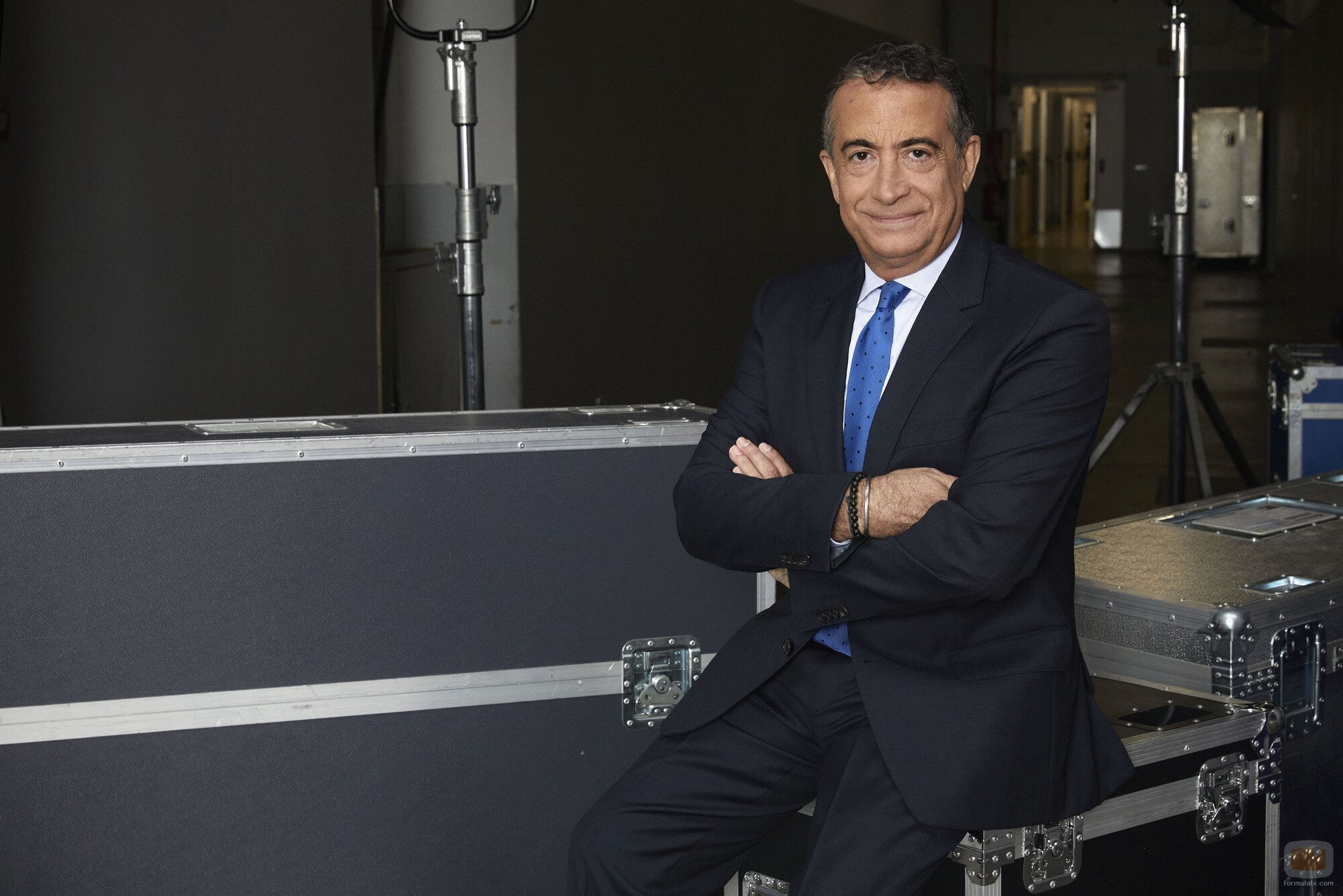 J.J. Santos, conductor de 'Deportes Telecinco 21:00'