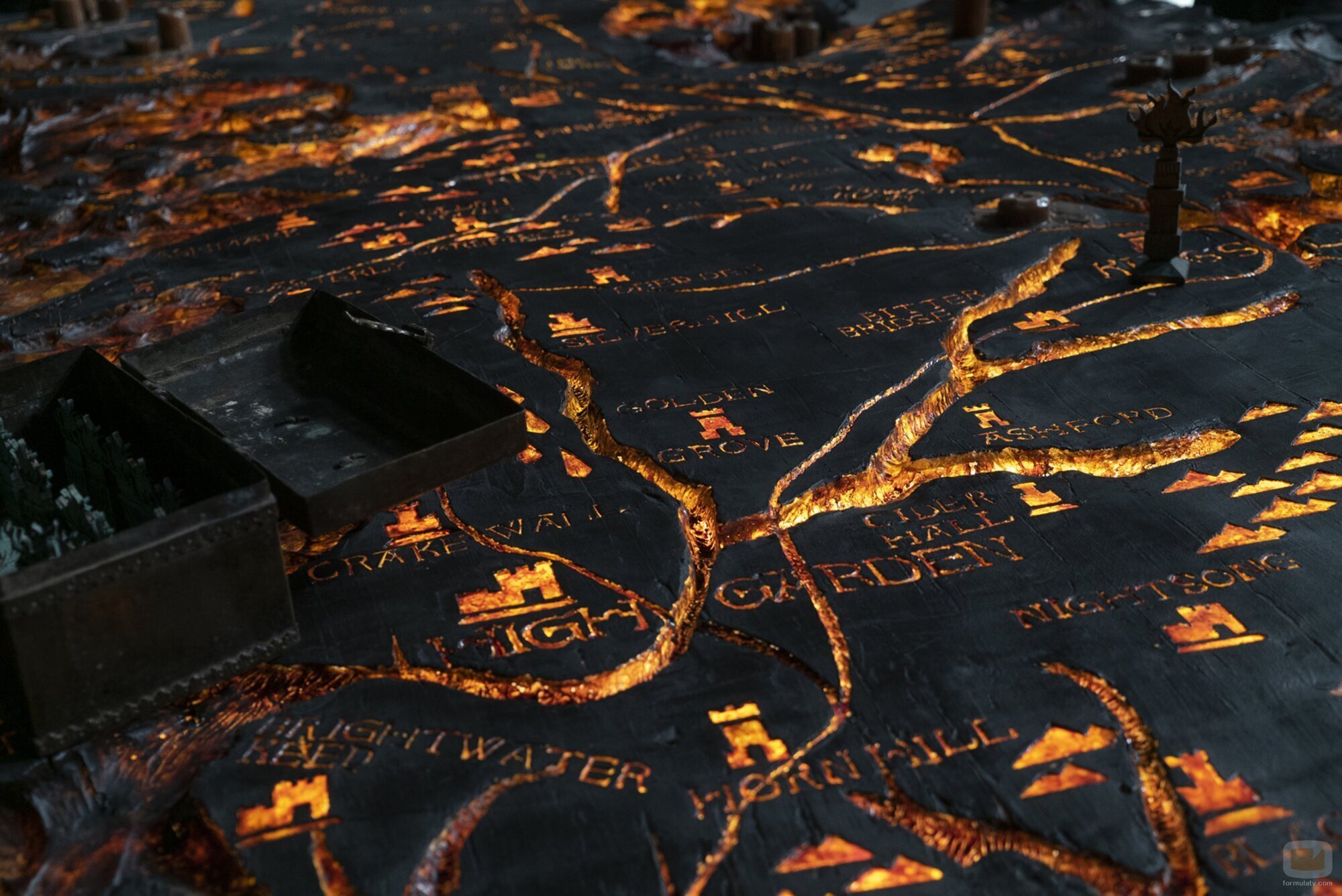 El mapa de Poniente en el final de la primera temporada de 'La Casa del Dragón'