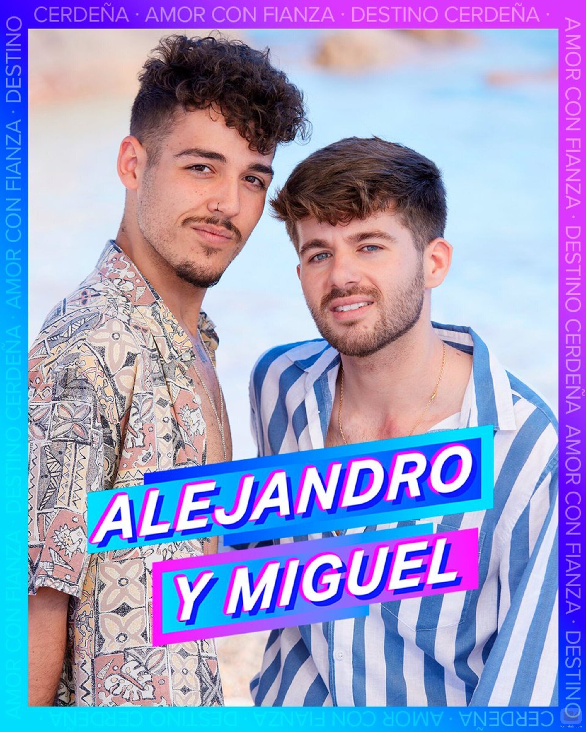 Alejandro y Miguel, concursantes de 'Amor con fianza 2'