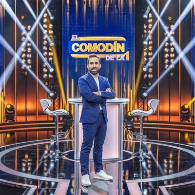 Aitor Albizua en el plató de 'El comodín de La 1'