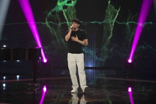 Aritz Aren en la gala especial del Benidorm Fest 2023