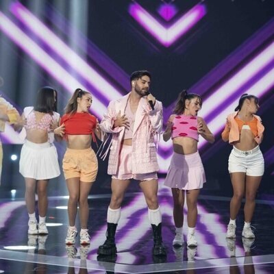 Agoney en la gala especial del Benidorm Fest 2023