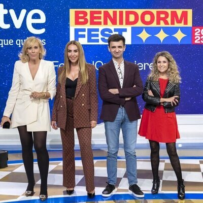 Equipo de RTVE para el Benidorm Fest 2023