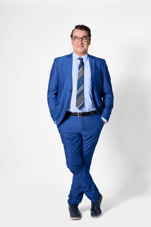 Posado de Luis Merlo como Bruno Quiroga en la temporada 13 de 'La que se avecina'