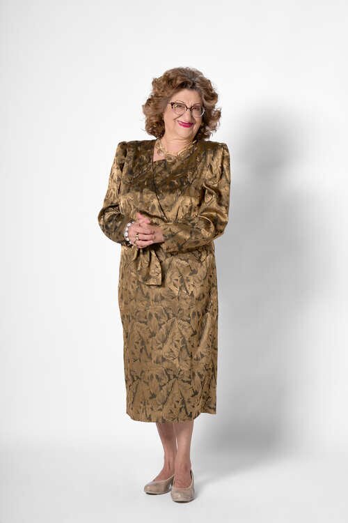 Posado de Mamen García como Victoria Rafaela en 'LQSA 13'