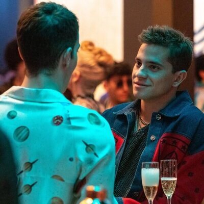 André Lamoglia como Iván, junto a Manu Ríos en 'Élite 6'
