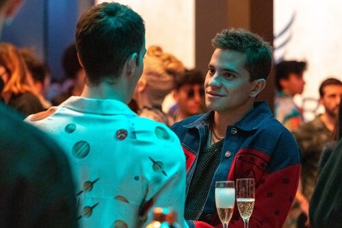 André Lamoglia como Iván, junto a Manu Ríos en 'Élite 6'