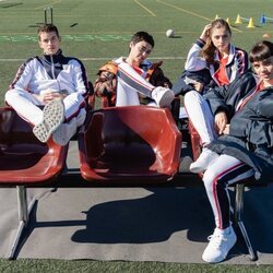 Patrick, Ari, Sara y Mencía, en la sexta temporada de 'Élite'