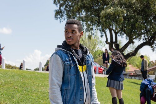 Adam Nourou, como Bilal Ibrahim en la sexta temporada de 'Élite'