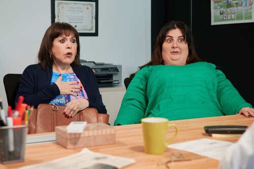 Menchu y Yoli, en el médico durante la temporada 13 de 'LQSA'