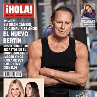 Portada de Bertín Osborne y su cambio físico en ¡Hola!