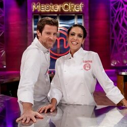 Manu Baqueiro y Lorena Castell en el duelo final de 'MasterChef Celebrity 7'