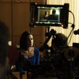 Macarena García en el rodaje de 'La Mesías'