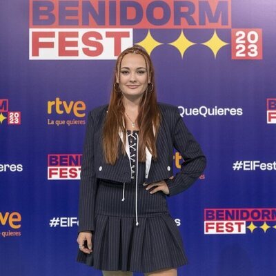 Sofía Martín, en la presentación del Benidorm Fest 2023