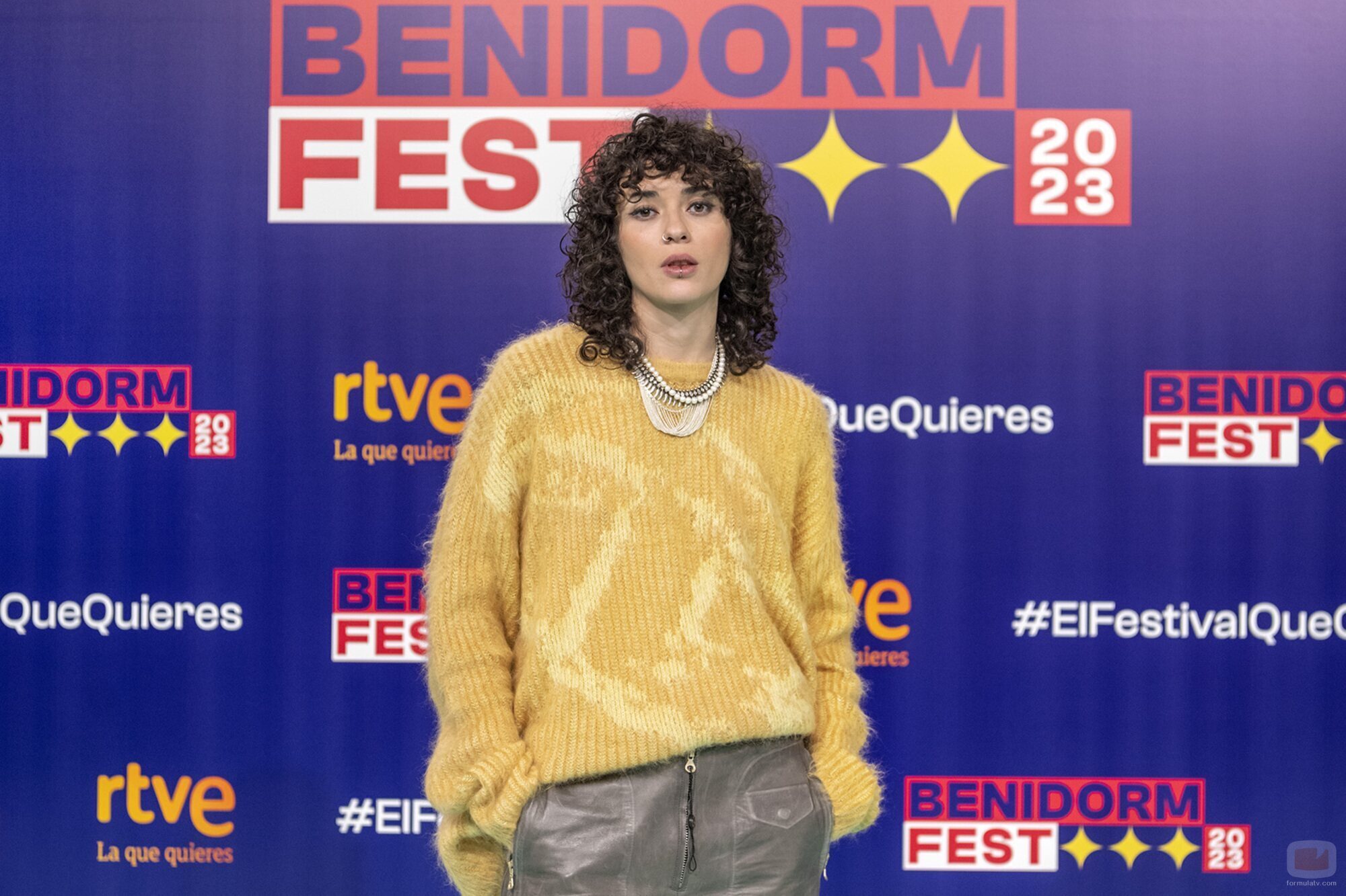 Alice Wonder, en la presentación del Benidorm Fest 2023