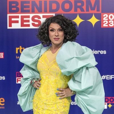 Sharonne, en la presentación del Benidorm Fest 2023