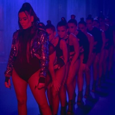 Lola Fernández, concentrada antes de salir a bailar en 'UPA Next'