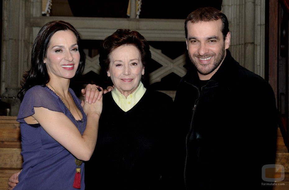 Natalia Millán, Amparo Baró y Luis Merlo