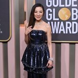 Michelle Yeoh, muy elegante antes dela gala de los Globos de Oro 2023