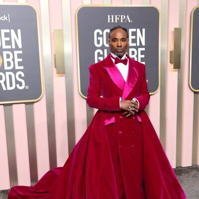 Billy Porter presume de elegancia en la alfombra roja de los Globos de Oro 2023