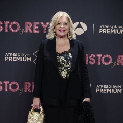 Bárbara Rey en el preestreno de 'Cristo y Rey'
