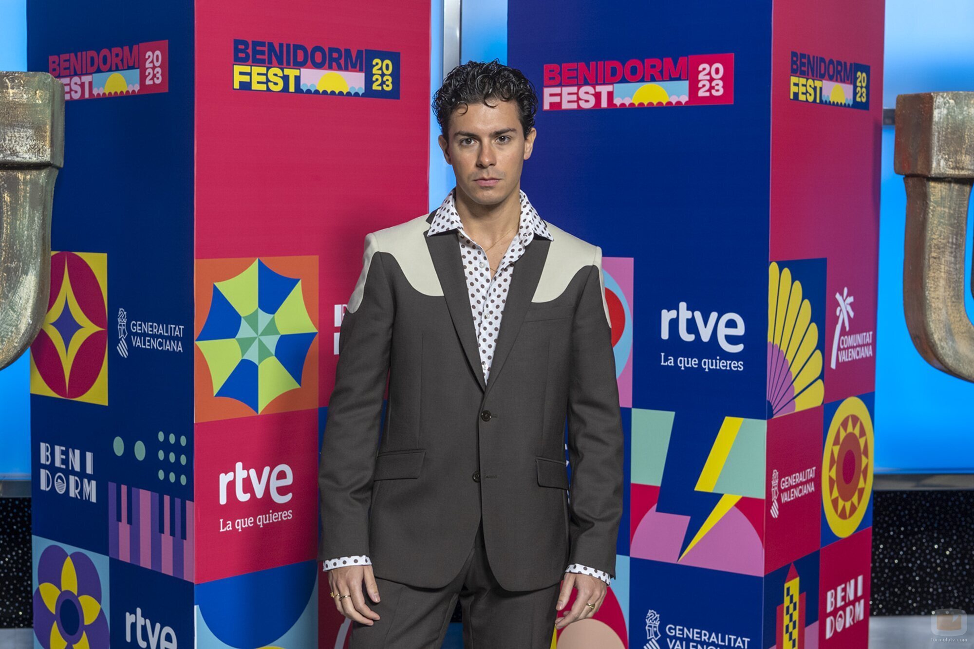 Alfred García, en la inauguración del Benidorm Fest 2023