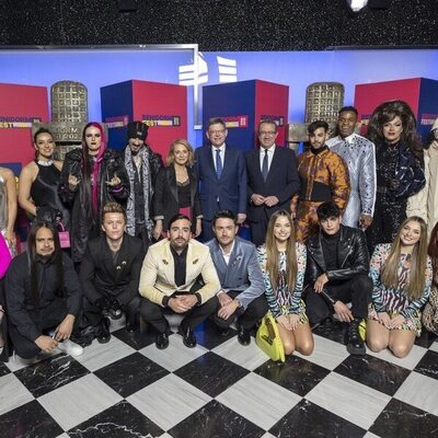 Posado de los candidatos a ganar el Benidorm Fest 2023