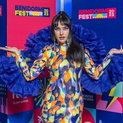 Marta Sango, en la inauguración del Benidorm Fest 2023