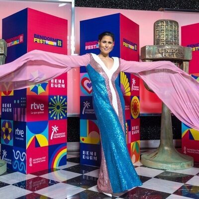 Rosa López, en la inauguración del Benidorm Fest 2023