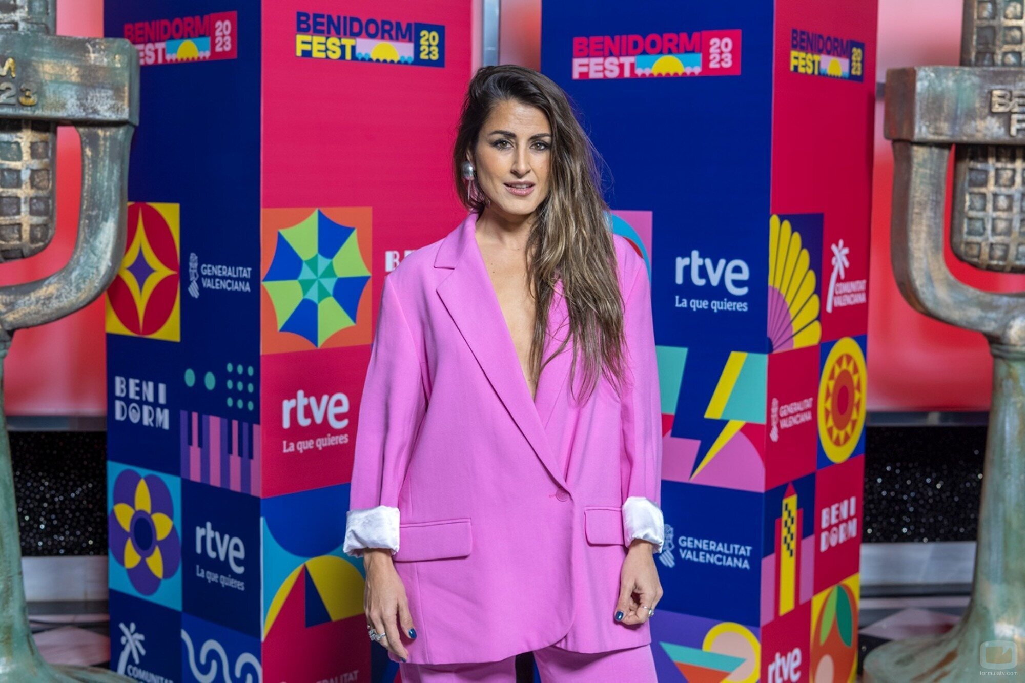 Posado de Barei, en la inauguración del Benidorm Fest 2023