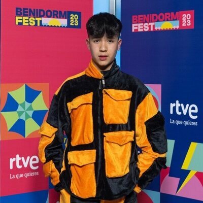 Levi Díaz, en la inauguración del Benidorm Fest 2023