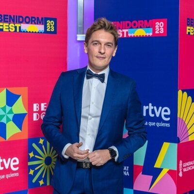 Xavi Martínez, en la inauguración del Benidorm Fest 2023