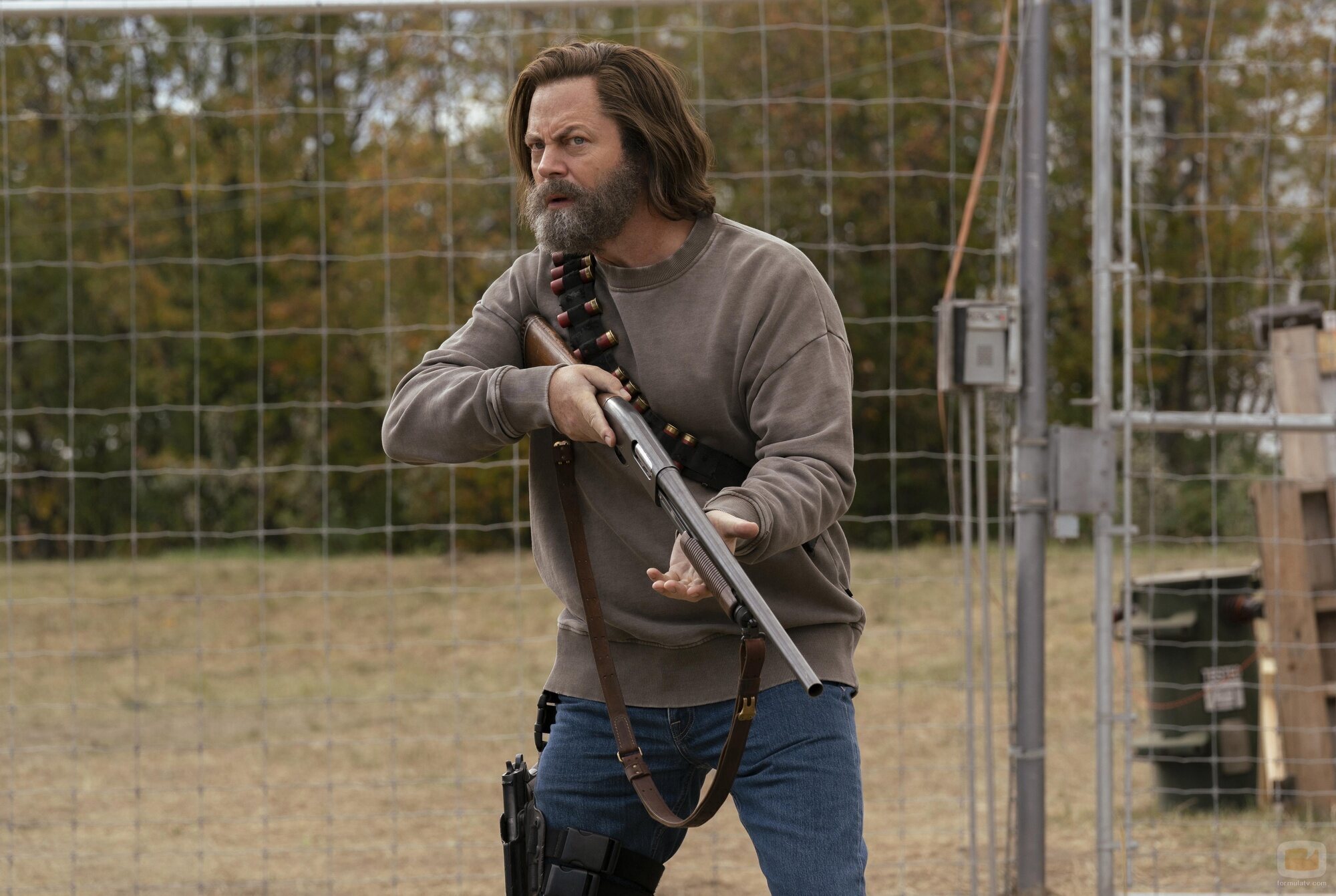 Nick Offerman en Bill en 'The Last of Us'