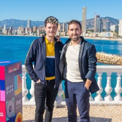 Miki Núñez y Aitor Albizua, presentadores de 'La noche del Benidorm Fest'
