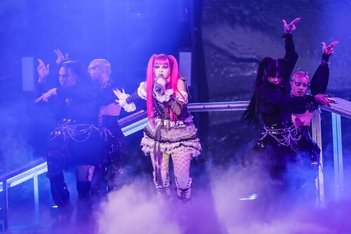 Rakky Ripper canta "Tracción" en la segunda semifinal del Benidorm Fest 2023