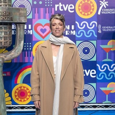 Karmento, en la rueda de prensa tras la Semifinal 2 del Benidorm Fest 2023