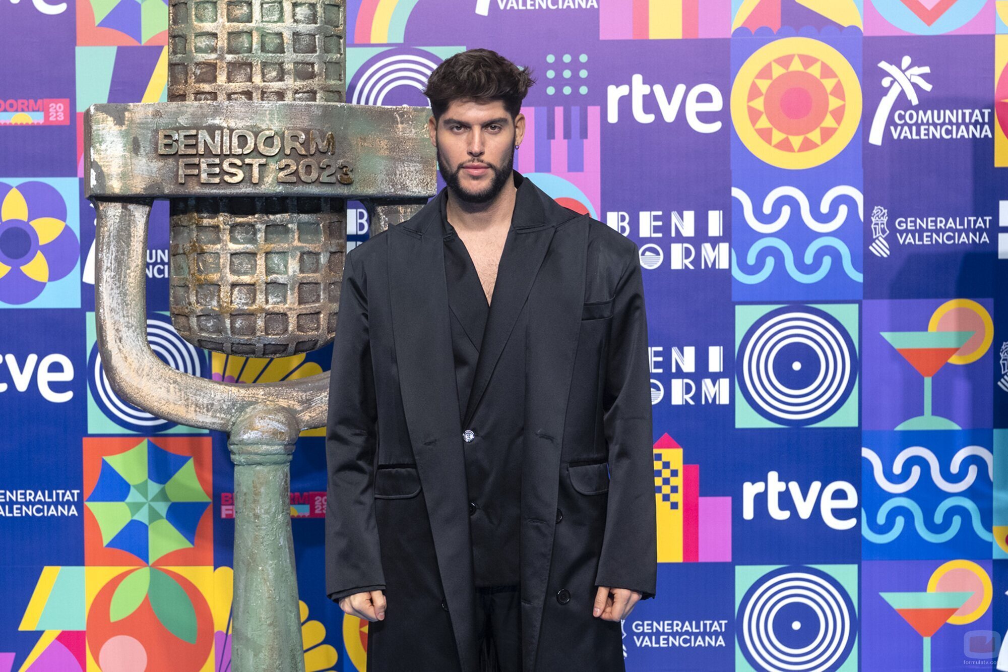 José Otero, en la rueda de prensa tras la Semifinal 2 del Benidorm Fest 2023