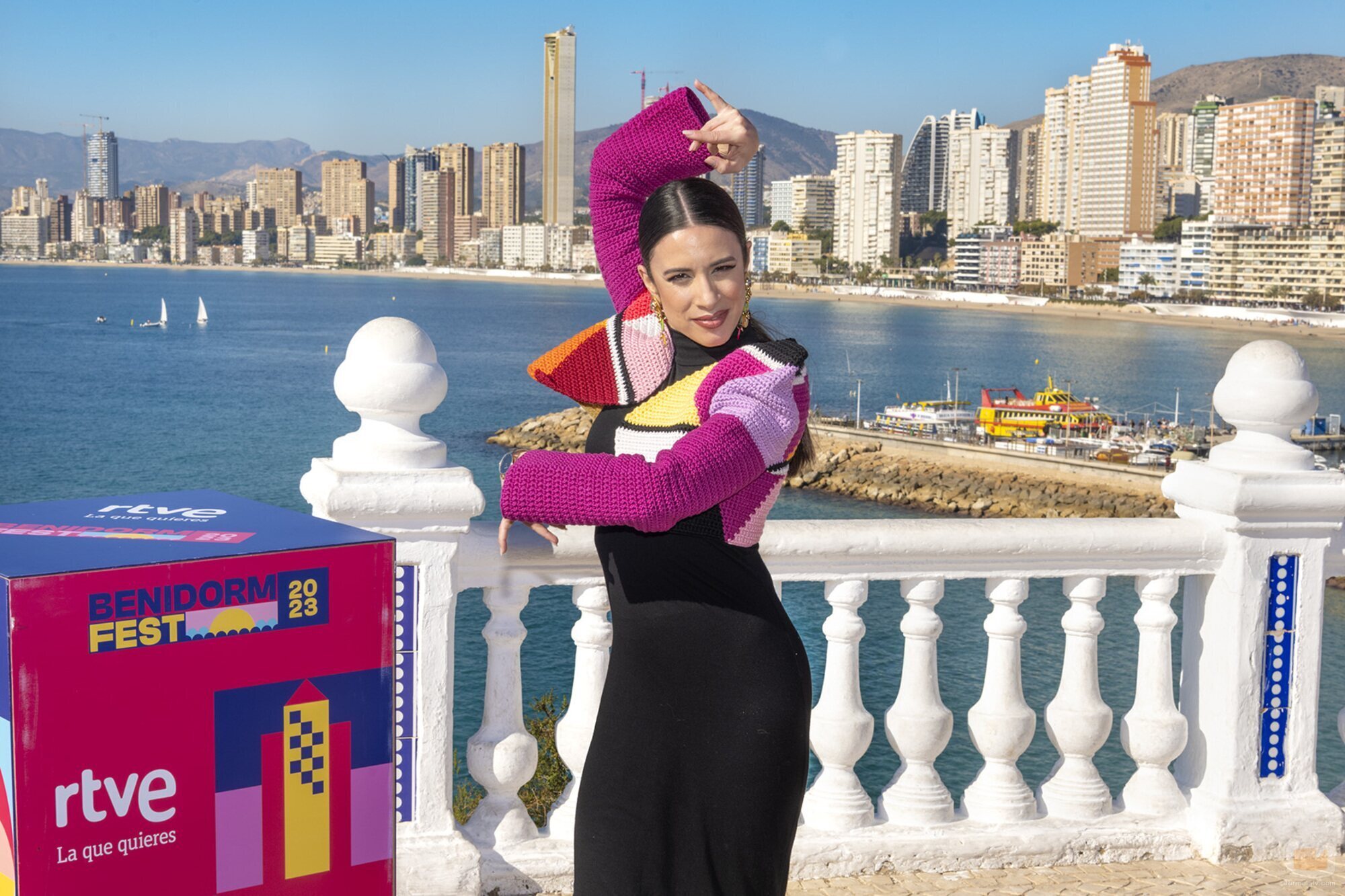 Blanca Paloma, en la rueda de prensa de finalistas del Benidorm Fest 2023