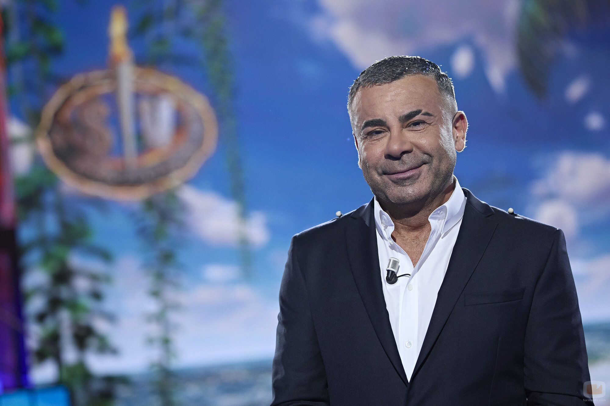 Jorge Javier Vázquez desde el plató de 'Supervivientes 2023'
