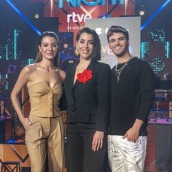 Ana Guerra, Ruth Lorenzo y Abraham Mateo, en 'Cover Night'